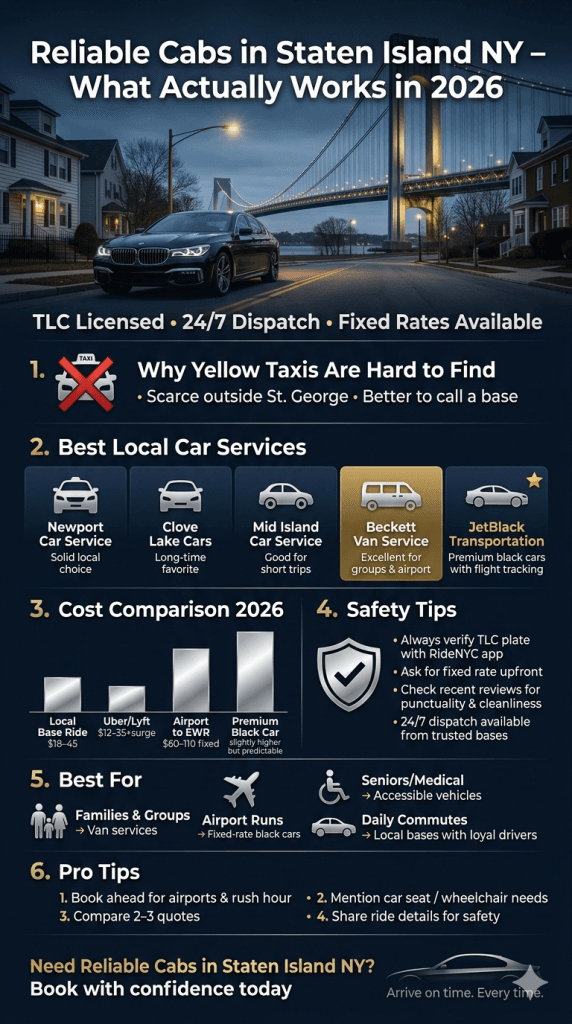 Reliable Cabs In Staten Island Ny