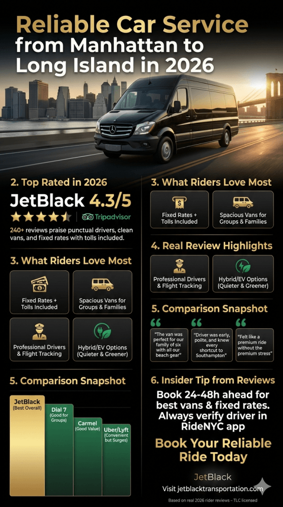 Reliable Car Service From Manhattan To Long Island