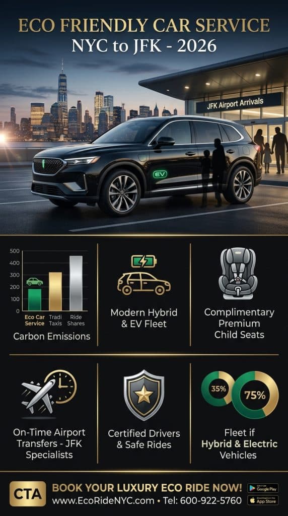 Nyc For-Hire Vehicle Landscape — Eco Friendly Car Service Nyc To Jfk Comparison Nyc For-Hire Vehicle Comparison Eco Friendly Car Service Nyc To Jfk Vs Yellow Taxi Vs Rideshare 2026