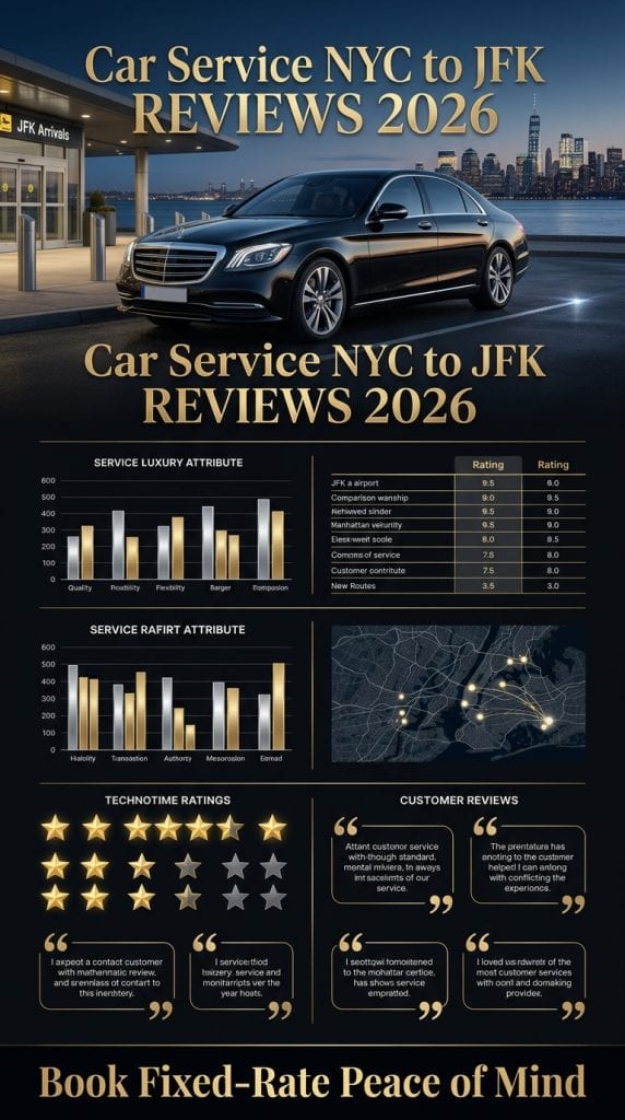 Car Service Nyc To Jfk Reviews 2026 Nyc For-Hire Vehicle Landscape Infographic Comparing Black Cars Yellow Taxis Rideshares Tlc Oversight Insurance