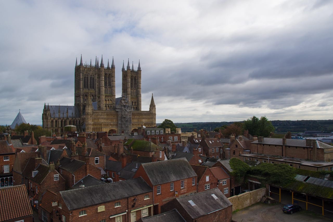 Cathedral, Lincoln, City, Downtown, Architecture, Landmark, Building, England