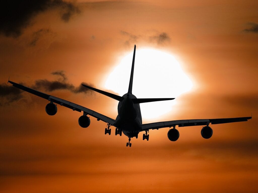 Plane, Vacations, Sun, Nature, Tourism, Summer, Summer Holidays, Winter Vacation, Vacation, Mood, Heaven, Flying, Airport, Sunset, Backlighting, Free, Begin, Landing, Good Morning