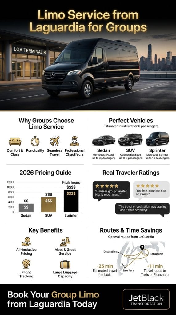 Limo Service From Laguardia For Groups
