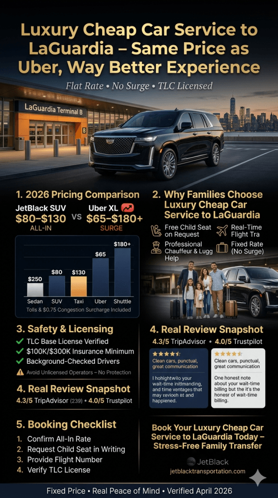 Luxury Cheap Car Service To Laguardia Comparison Black Car Rideshare Taxi Shuttle Nyc