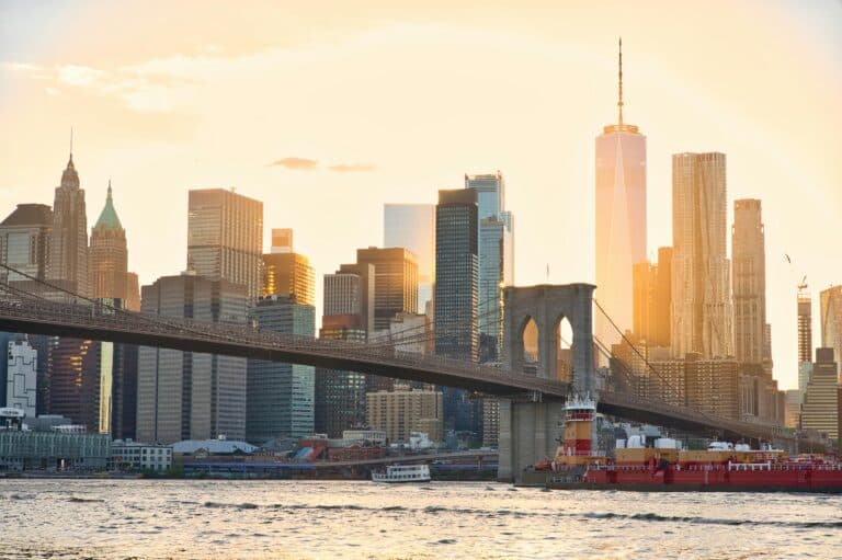 New York Blogs | Articles | News | Tips &Amp; Tricks | Video | Faq | Information | Infograph. 17 June 11, 2026 A Stunning View Of The Brooklyn Bridge And New York City'S Skyline At Sunset.