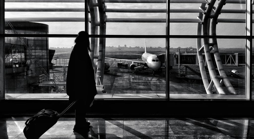 Affordable Nyc Airport Limo Service Suv At Jfk Airport Pickup Zone With Family Luggage