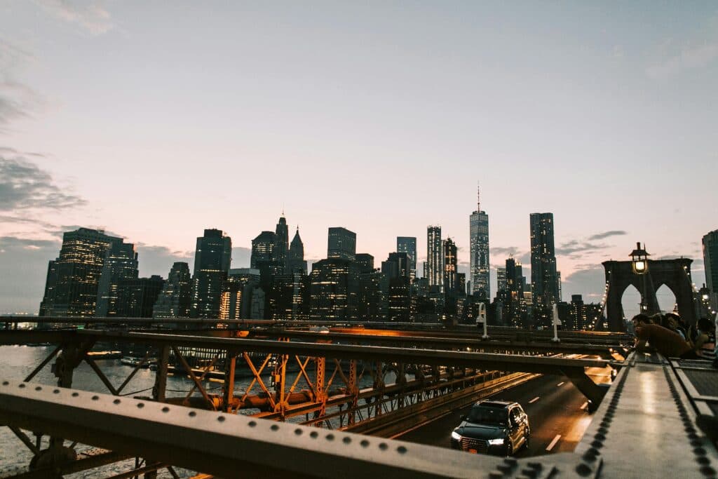 Nyc Ny Automobiles For Business: 5 Proven Nyc Black Car Service Choices For 2026 5 June 2, 2026 Breathtaking View Of New York City'S Illuminated Skyline From The Brooklyn Bridge At Dusk.