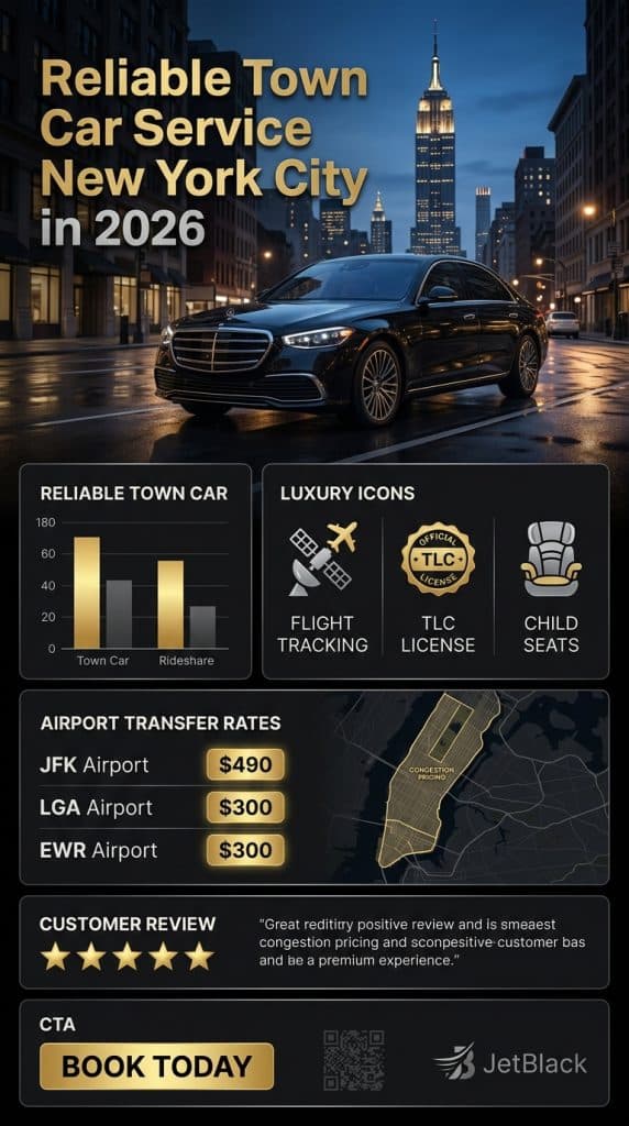 Reliable Town Car Service New York City Reliable Town Car Service New York City Congestion Pricing Impact Infographic