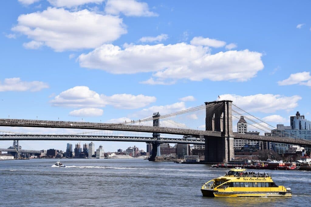 Waters, Travel, Bridge, Architecture, City, New York, New York City, Usa, Flow, Brooklyn Bridge, New York Water Taxi, East River, Big Apple, United States, Brooklyn, Water Taxi, Brooklyn Bridge, Brooklyn Bridge, Brooklyn Bridge, Brooklyn Bridge, Brooklyn Bridge, Water Taxi