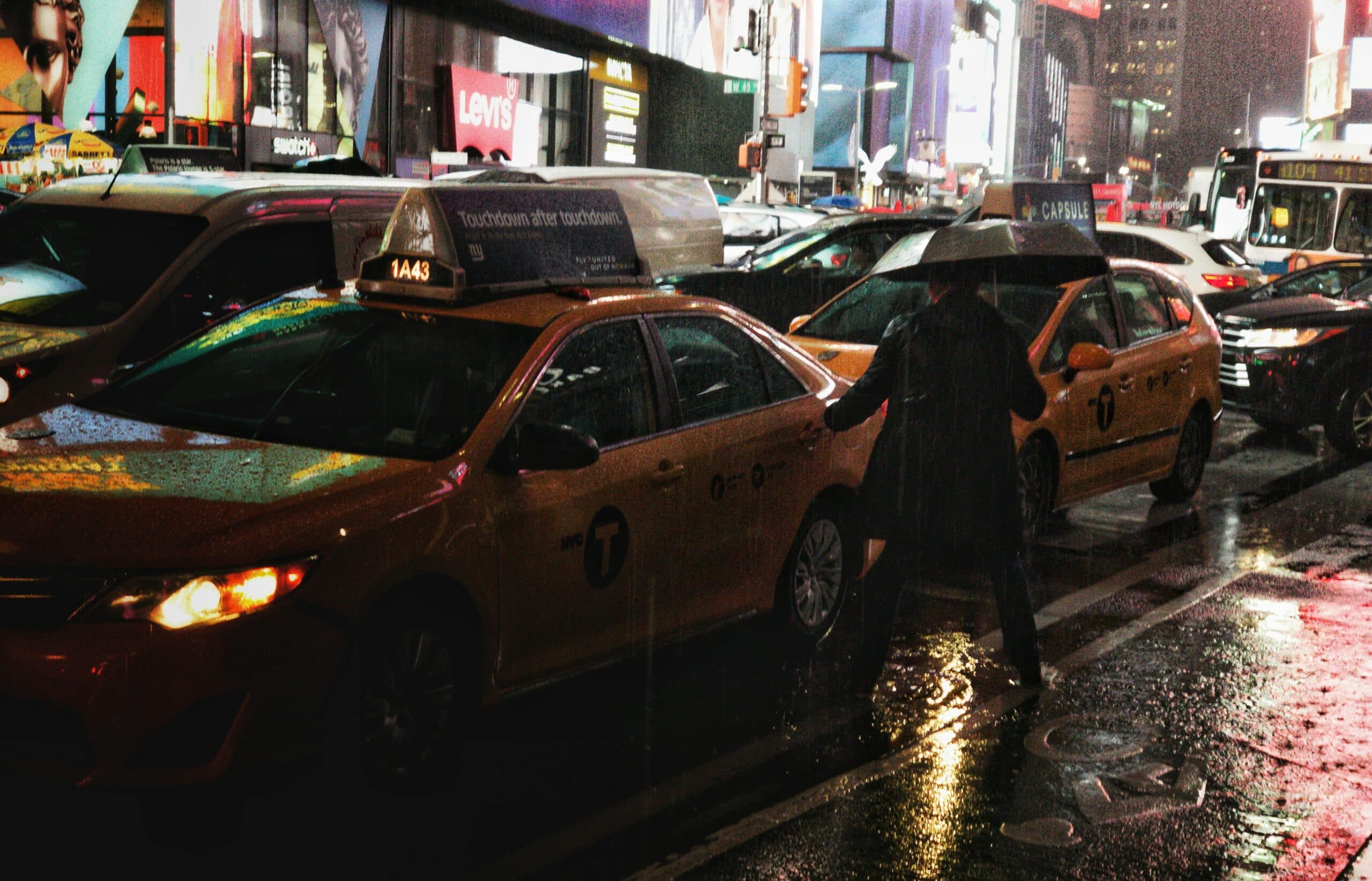 Blogs | Articles | News | Tips &Amp; Tricks | Video | Faq | Infomation 2 June 7, 2026 New York City Taxis In Times Square On A Rainy Night, Reflecting Urban Hustle.