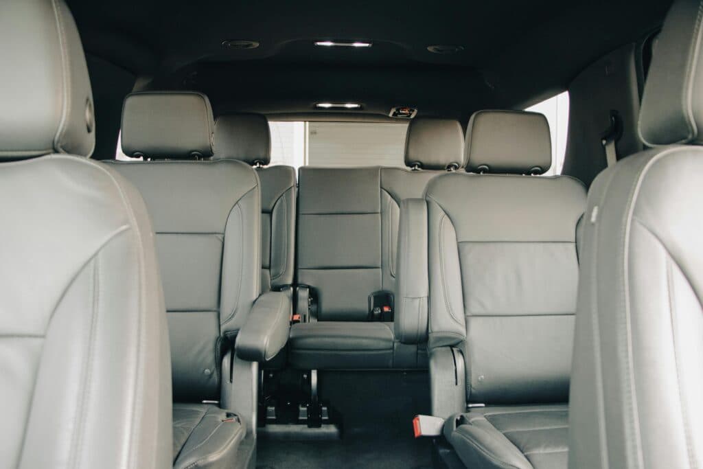 Suv Airport Transportation Nyc: 4 Honest Seasonal Truths 2026 7 June 10, 2026 Explore The Luxurious Empty Leather Seats Of A Modern Car Interior, Showcasing Spacious Design And Comfort.