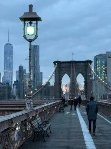 New York, Brooklyn Bridge, Brooklyn, City, Nyc, Night, Travel, Cityscape