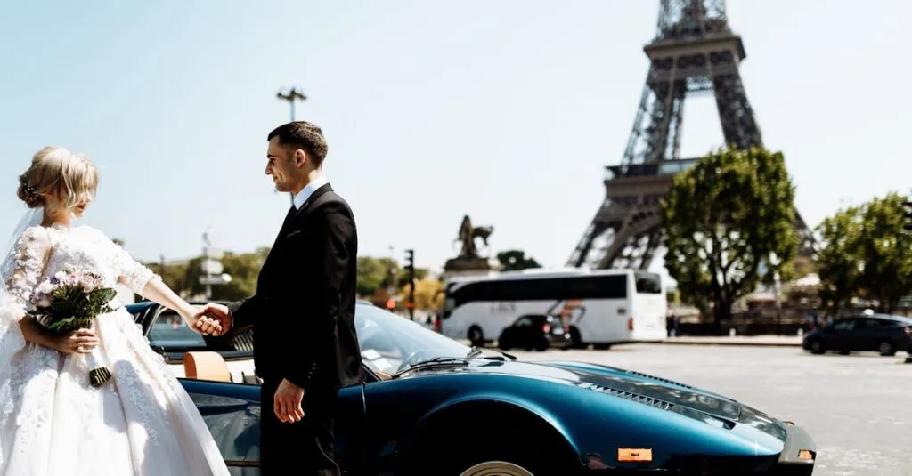 Classic Rolls Royce for NYC wedding vibes.