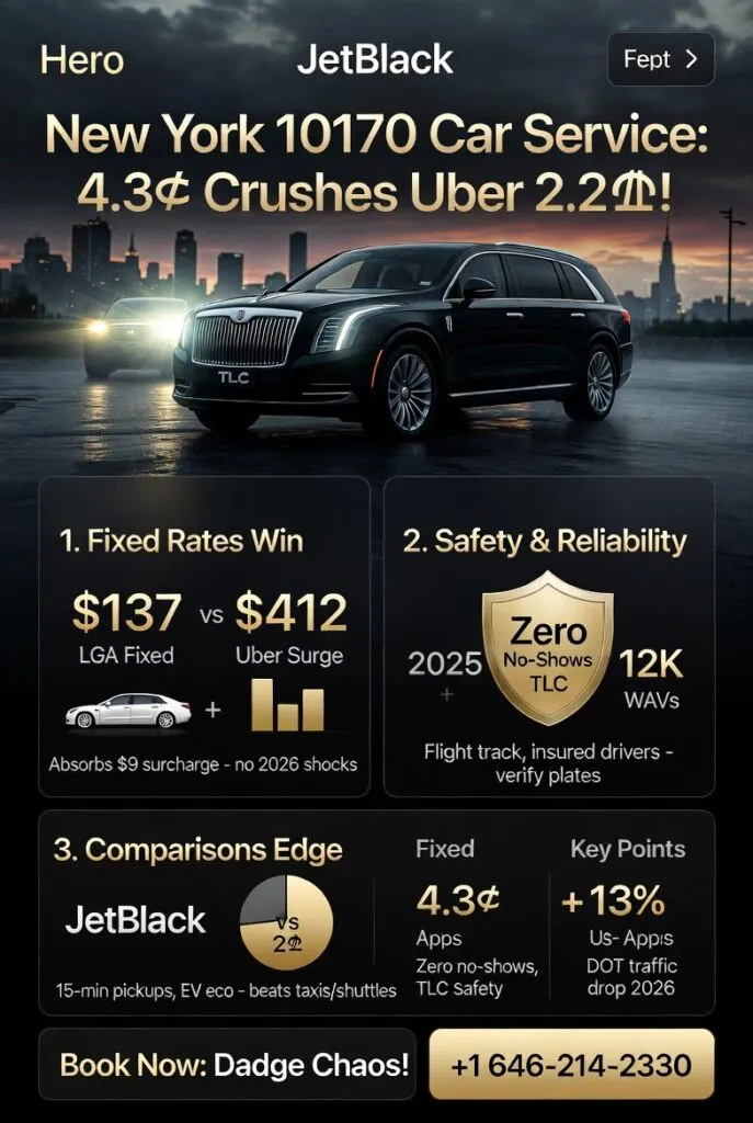 New York 10170 Car Service: Battle-Tested Guide To 2026 Reliability And Rides 3 February 15, 2026 Infographic New York 10170 Car Service