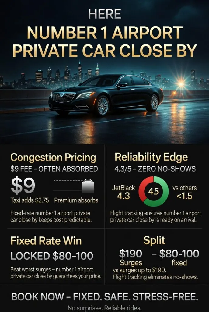 Infographic Number 1 Airport Private Car Close By