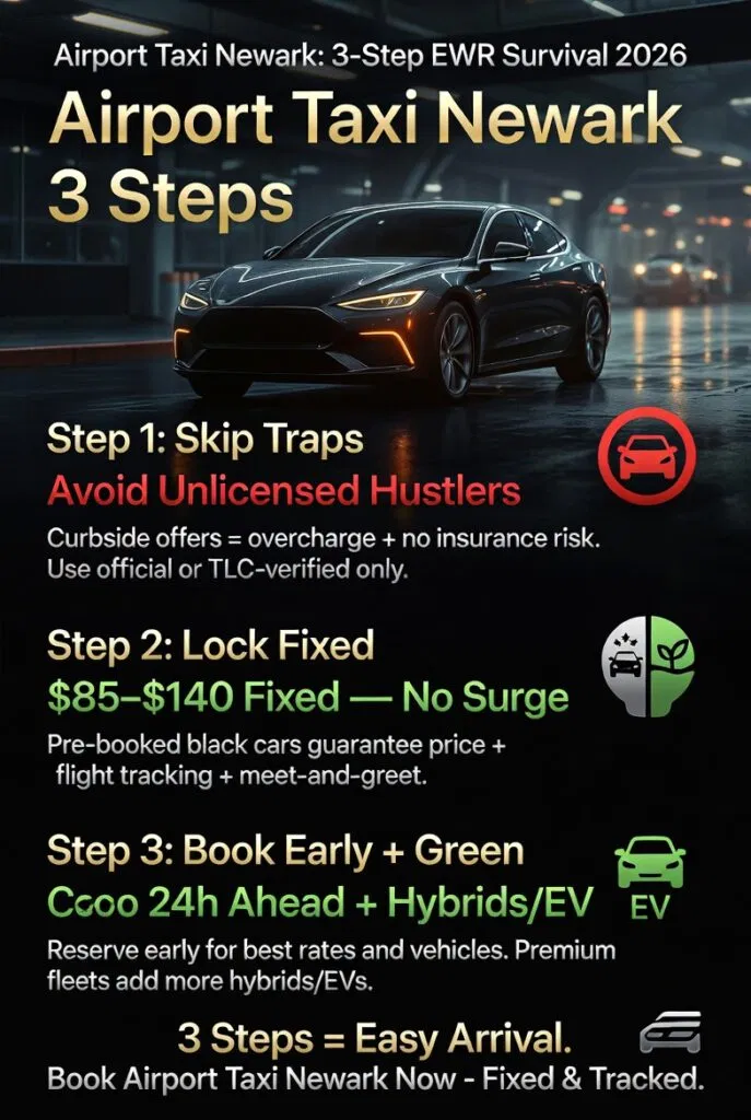 Infographic Airport Taxi Newark