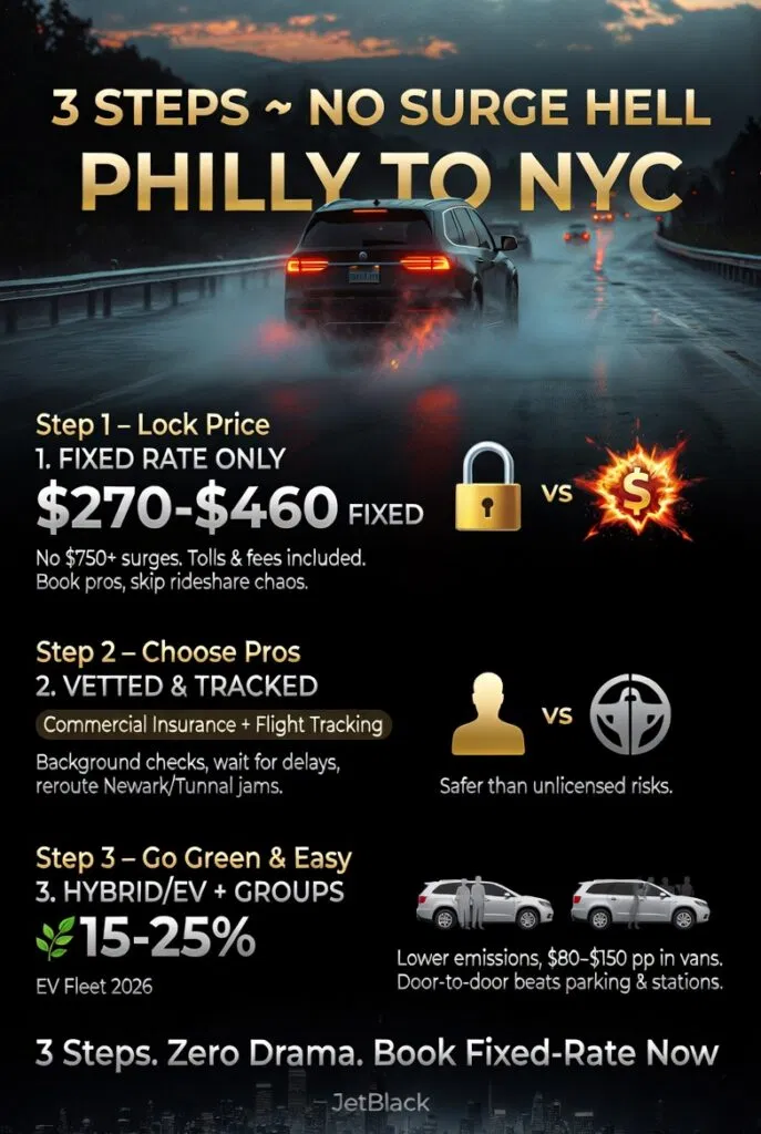 Infographic Car Service Philadelphia To Nyc