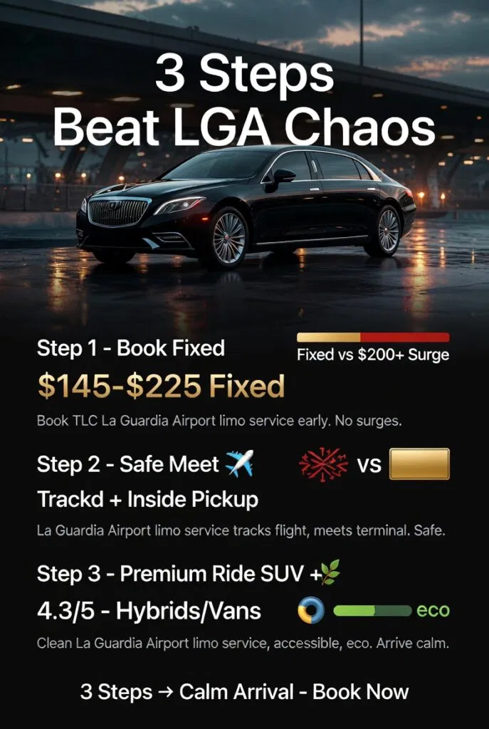 Infographic La Guardia Airport Limo