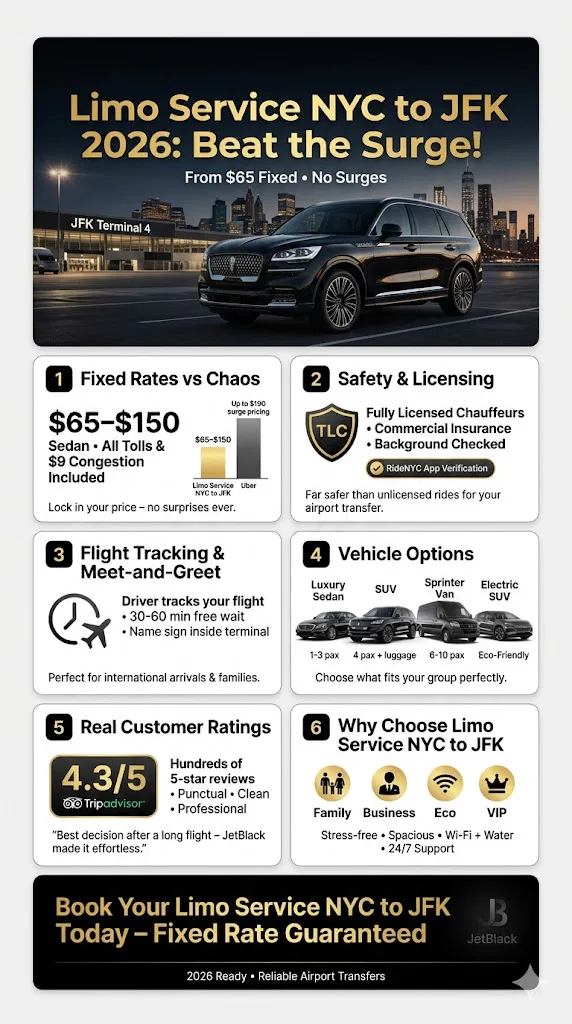 Infographic Limo Service Nyc To Jfk