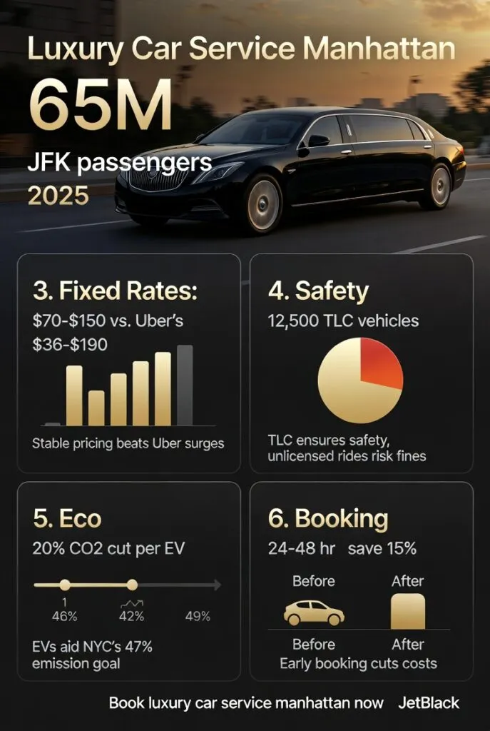 Infographic Luxury Car Service Manhattan