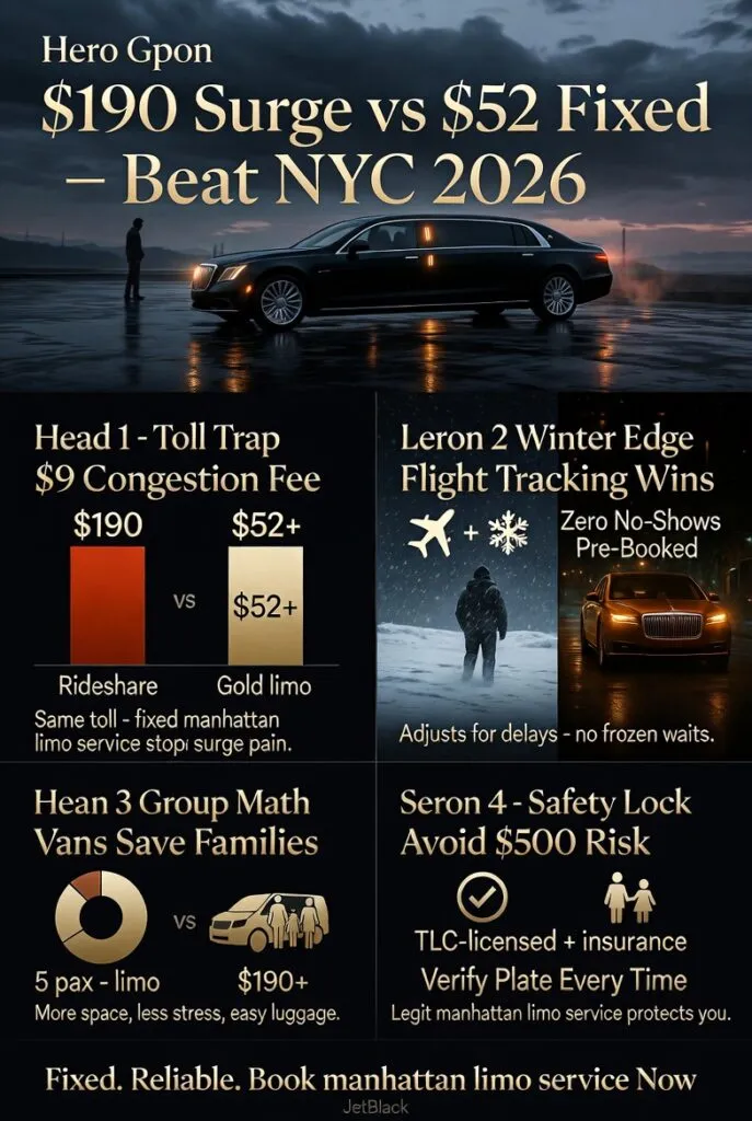 Infographic Manhattan Limo Service