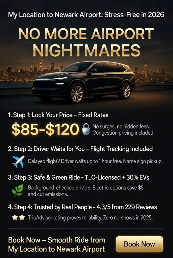 Infographic My Location To Newark Airport