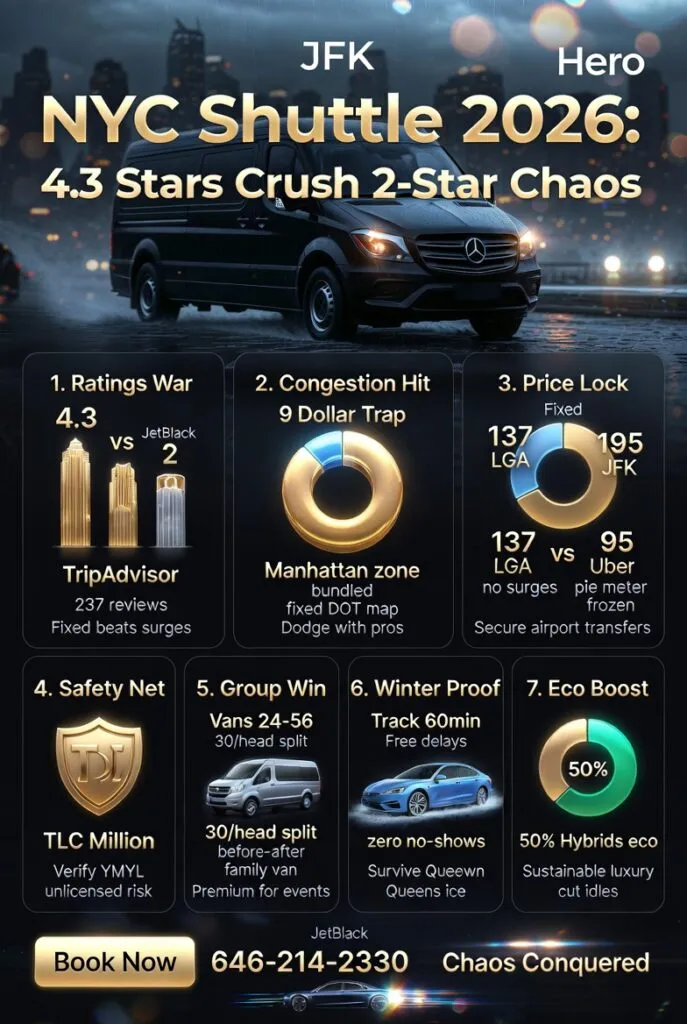 Infographic New York City Shuttle