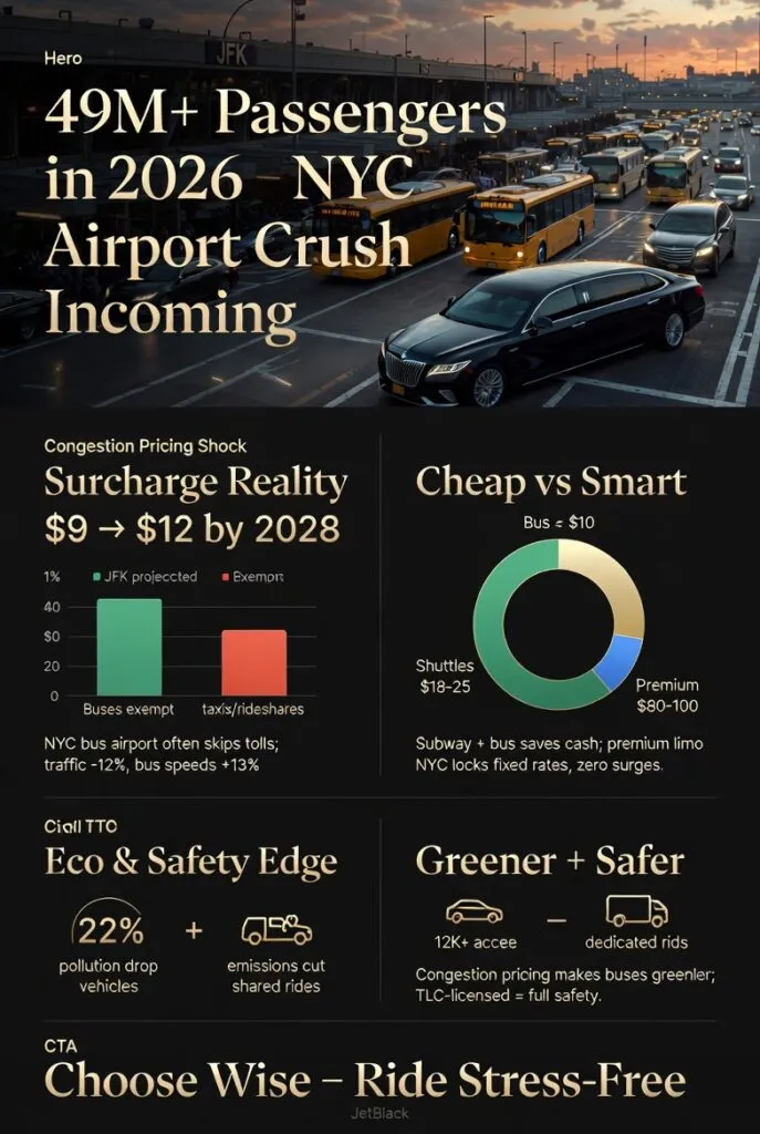 Infographic Nyc Bus Airport