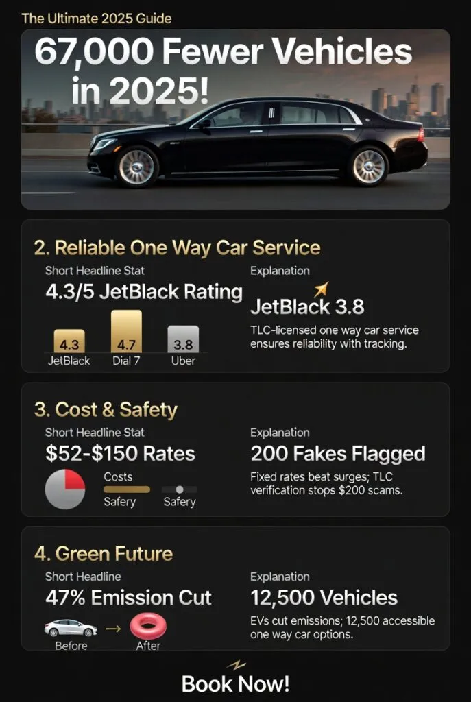 Infographic One Way Car Service