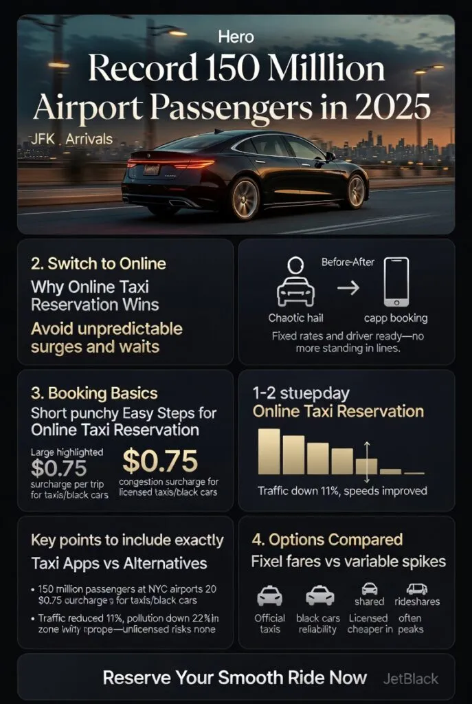 Infographic Online Taxi Reservation