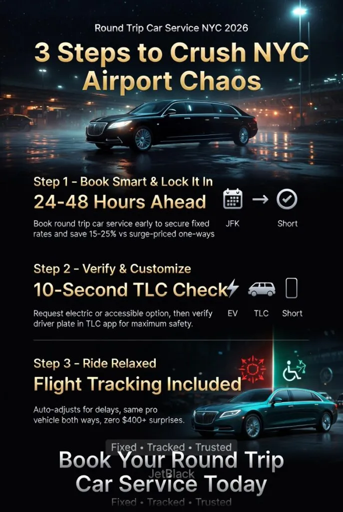 Infographic Round Trip Car Service