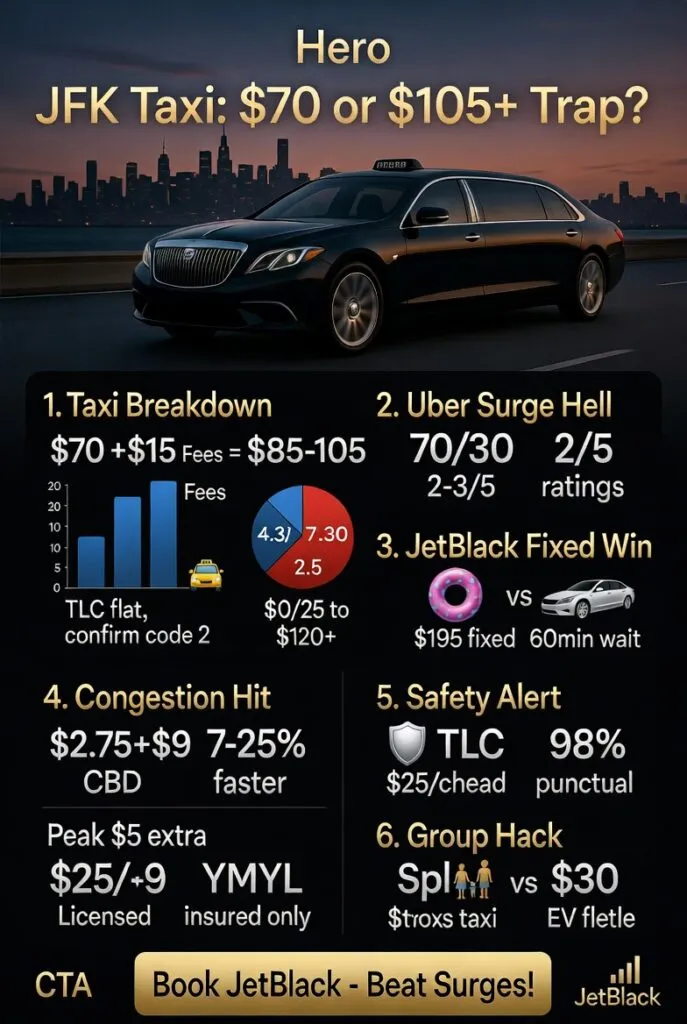 Infographic Taxi Cost Jfk To Manhattan