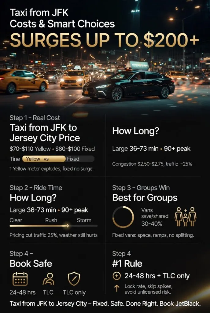 Infographic Taxi From Jfk To Jersey City