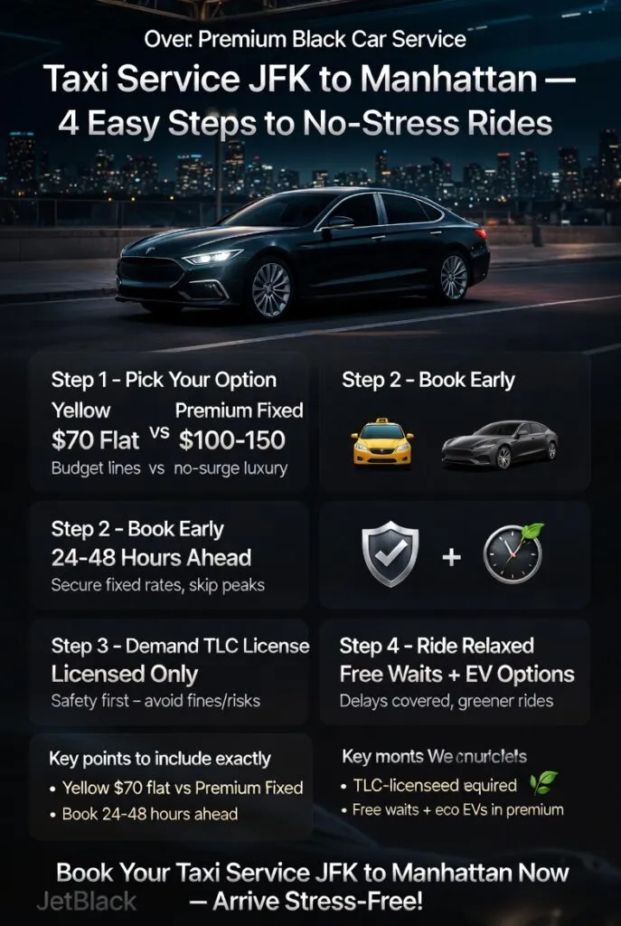 Infographic Taxi Service Jfk