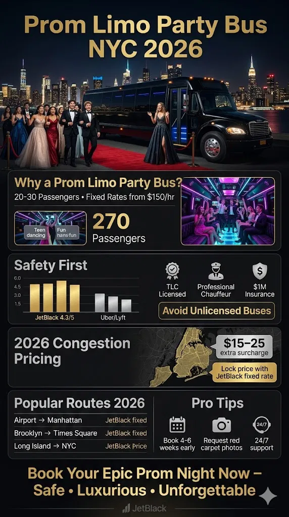 Infographic Prom Limo Party Bus