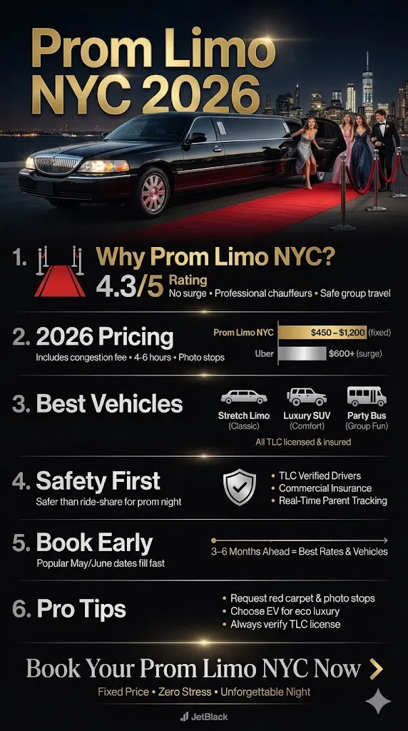 Infographic Prom Limo Nyc