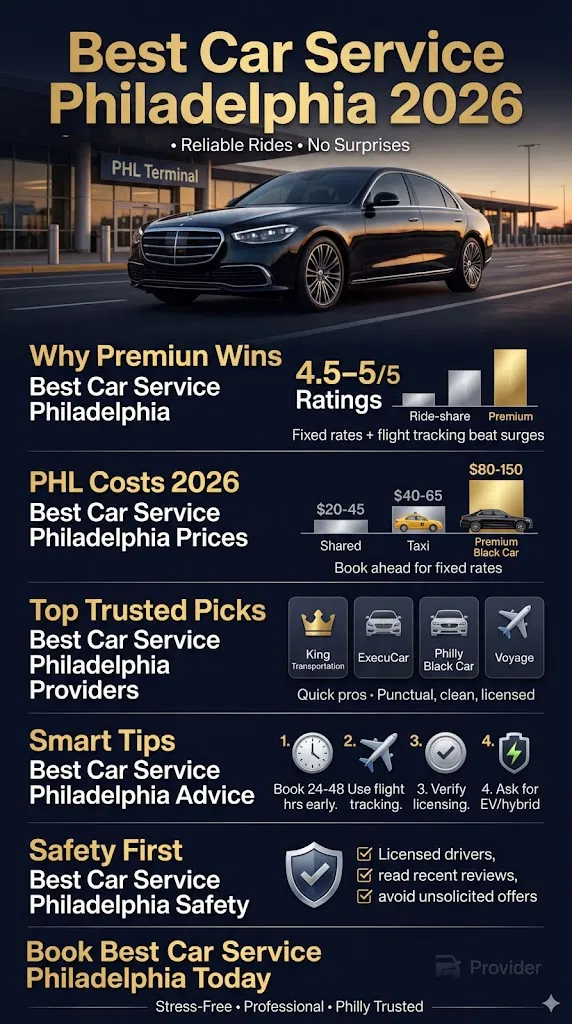 Infographic Best Car Service Philadelphia
