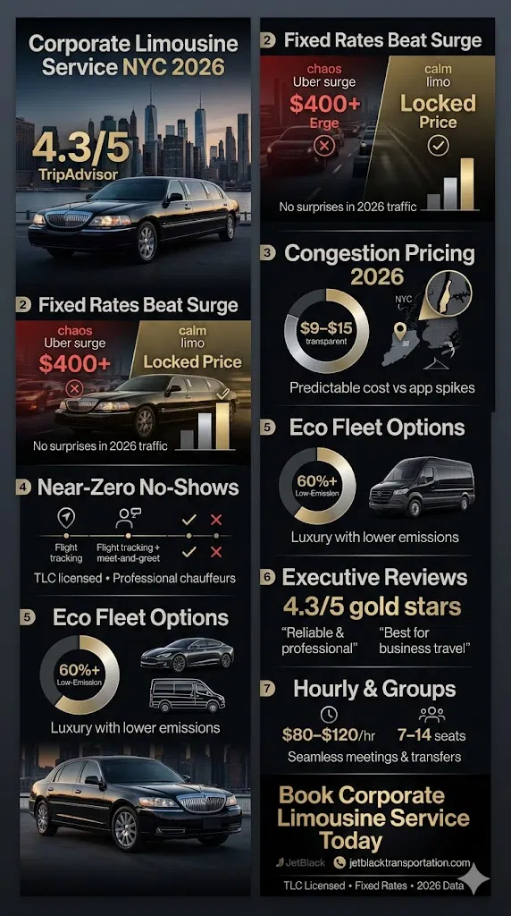 Corporate Limousine Service Nyc: 7 Honest Facts For Families In 2026 3 April 5, 2026 Infographic Corporate Limousine Service