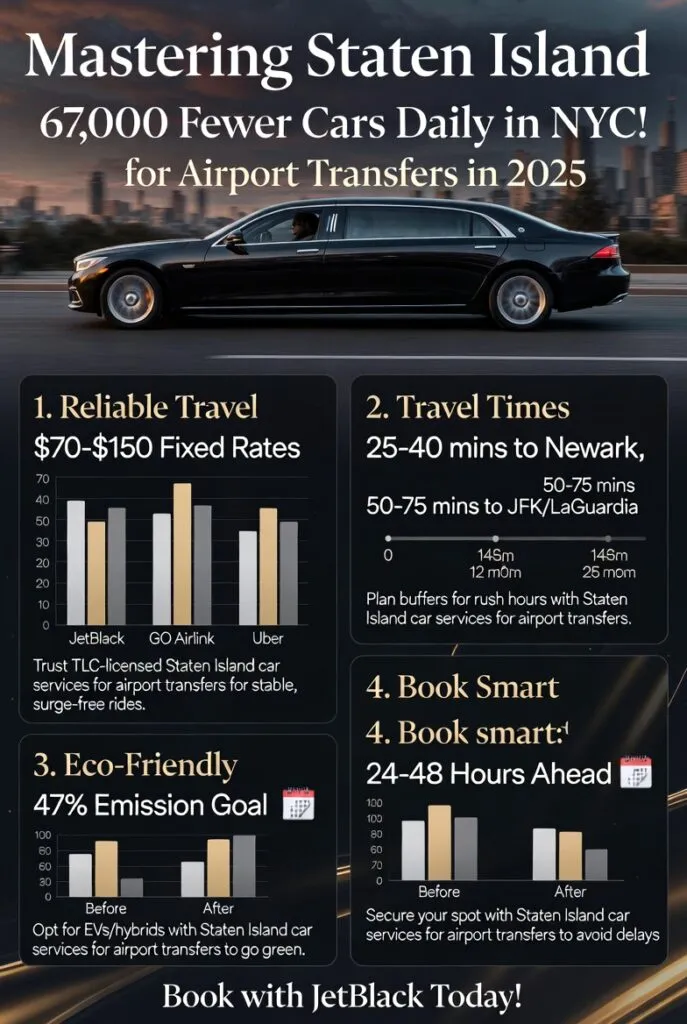 Infographic Staten Island Car Services For Airport Transfers