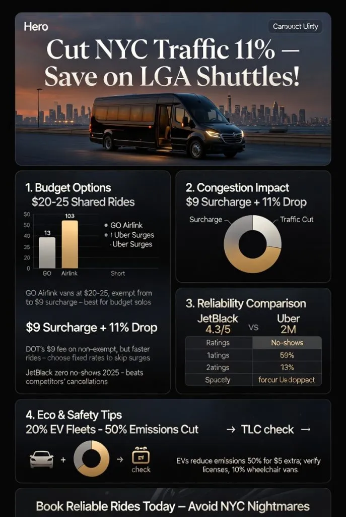 Infographic Affordable Airport Shuttles At Laguardia