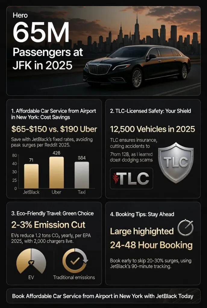 Affordable Car Service From Airport In New York 2025: Save Big Now! 3 February 1, 2026 Infographic Affordable Car Service From Airport In New York