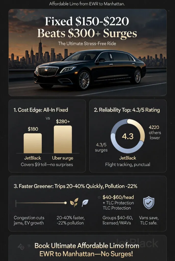 Affordable Limo From Ewr To Manhattan: The Ultimate Stress-Free Ride In 2026 3 February 28, 2026 Infographic Affordable Limo From Ewr To Manhattan