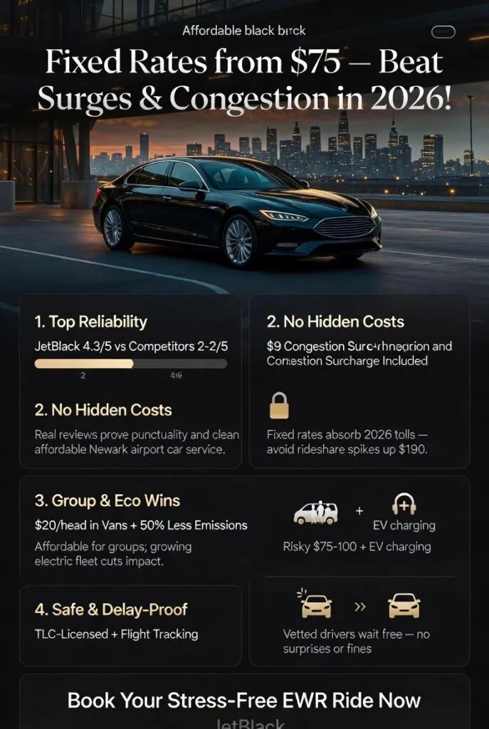 Affordable Newark Airport Car Service In 2026: A Battle-Tested Guide To Smart, Stress-Free Rides 3 January 31, 2026 Infographic Affordable Newark Airport Car Service