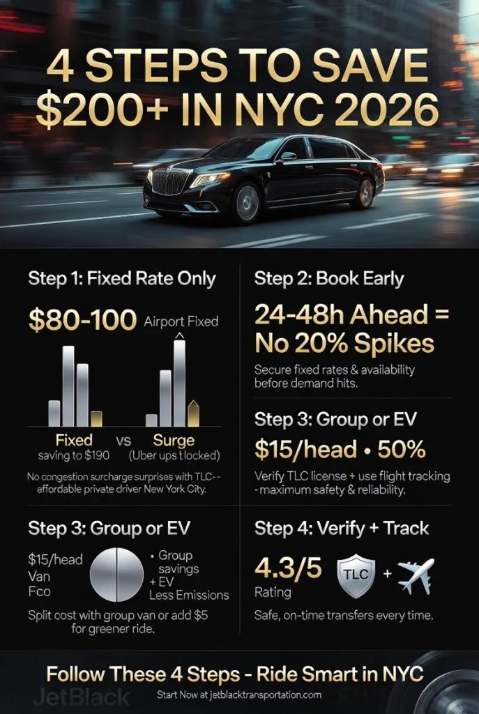 Infographic Affordable Private Driver New York City