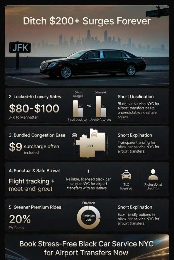 Infographic Black Car Service Nyc For Airport Transfers