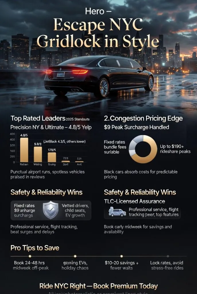 Black Car Service Nyc Reviews 2025: Epic Reliability Wins In Gridlock Hell 3 February 1, 2026 Infographic Black Car Service Nyc Reviews 2025