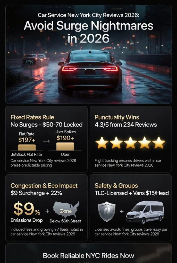 Infographic Car Service New York City Reviews 2026