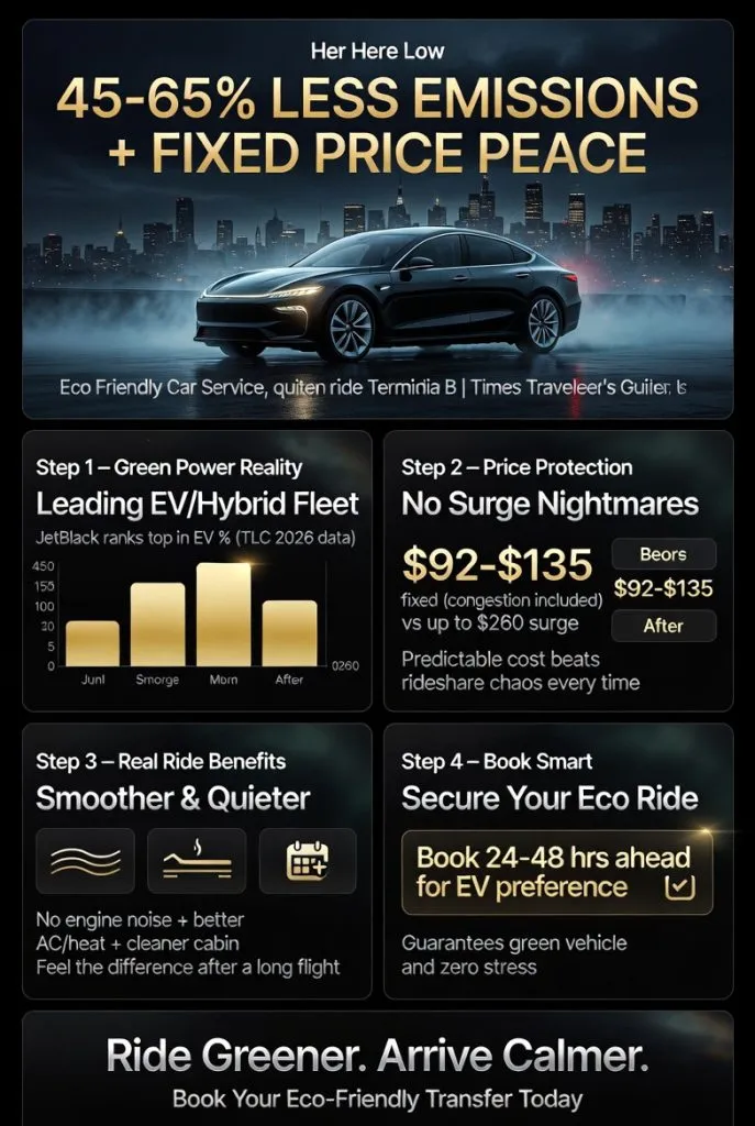 Infographic Eco Friendly Car Service From Laguardia To Times Square