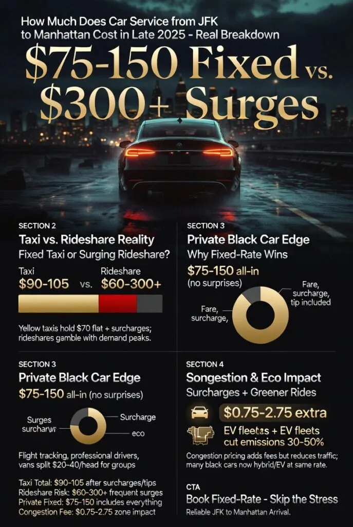 How Much Does Car Service From Jfk To Manhattan Cost In 2025? A Gritty, No-Bull Breakdown From The Trenches 3 January 31, 2026 Infographic How Much Does Car Service From Jfk To Manhattan Cost