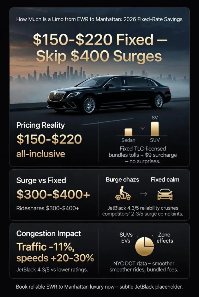 Infographic How Much Is A Limo From Ewr To Manhattan